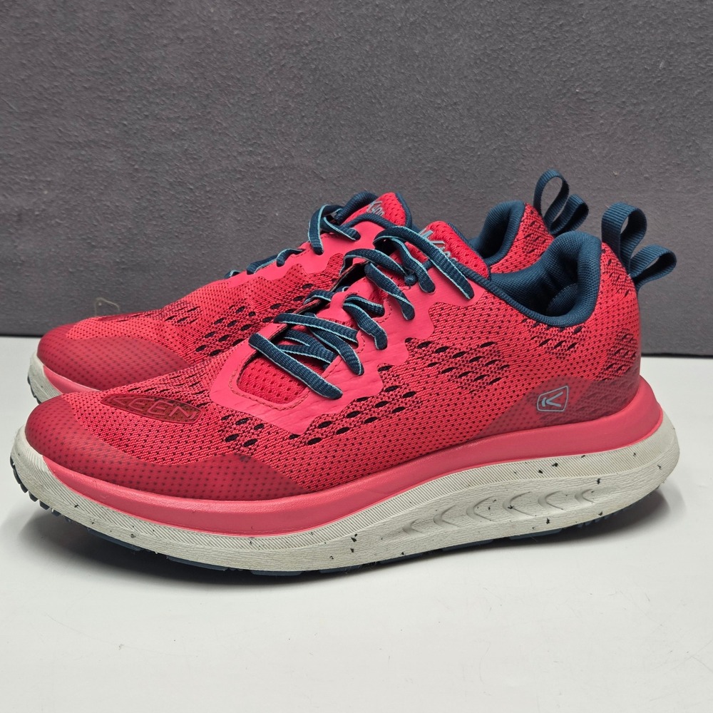 Keen Shoes Womens 8.5 WK400 Pink Blue Walking Mesh Performance Sneakers